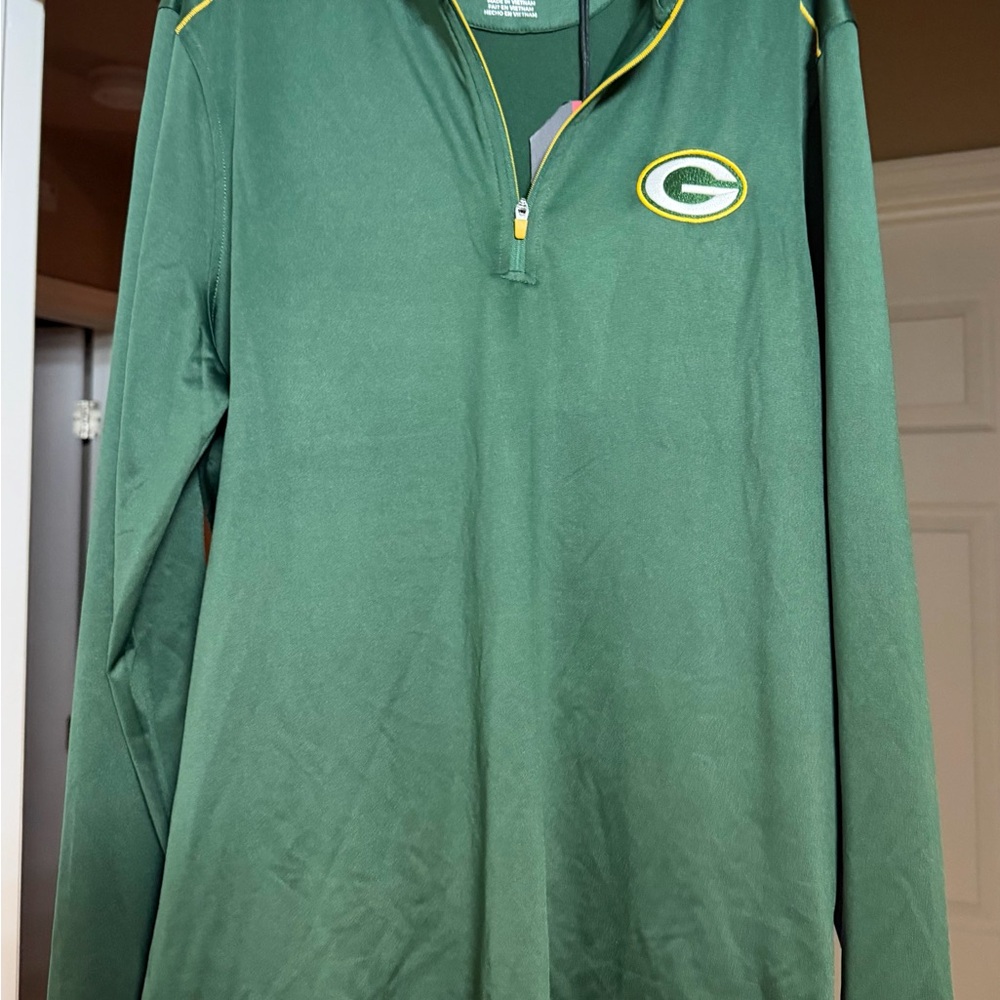 Green Bay Packers, By Antigua Quarter-Zip Pullover